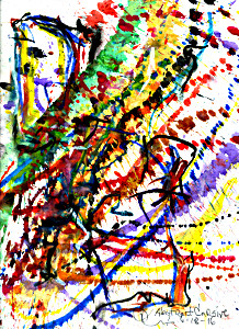 "Abstract Cursive" Oliver Loveday � 2016