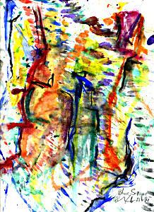 "Blue Scrape" Oliver Loveday � 2016